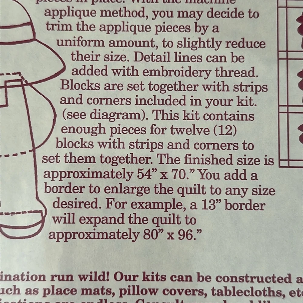 Creekside Quilts Pattern #403 Country Boy Precision die cut pieces just sew